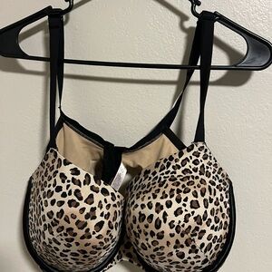 Cacique 40 DDD Leopard Print Women's Bra